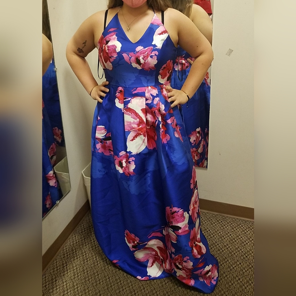 Floral floor length dress